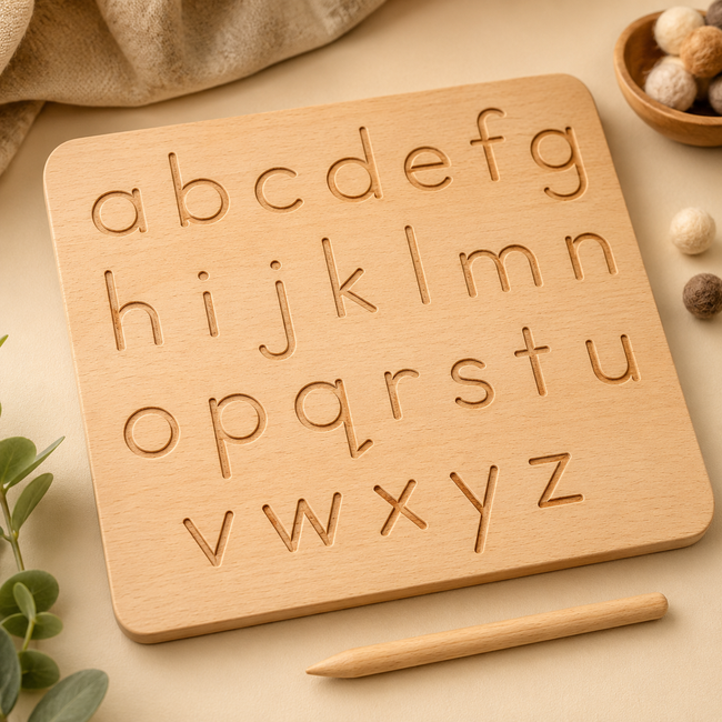 Trace & Learn Montessori Alphabet Board